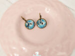Blue Bird Vintage Earrings