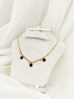 Glam in Black Necklace - الصورة 2