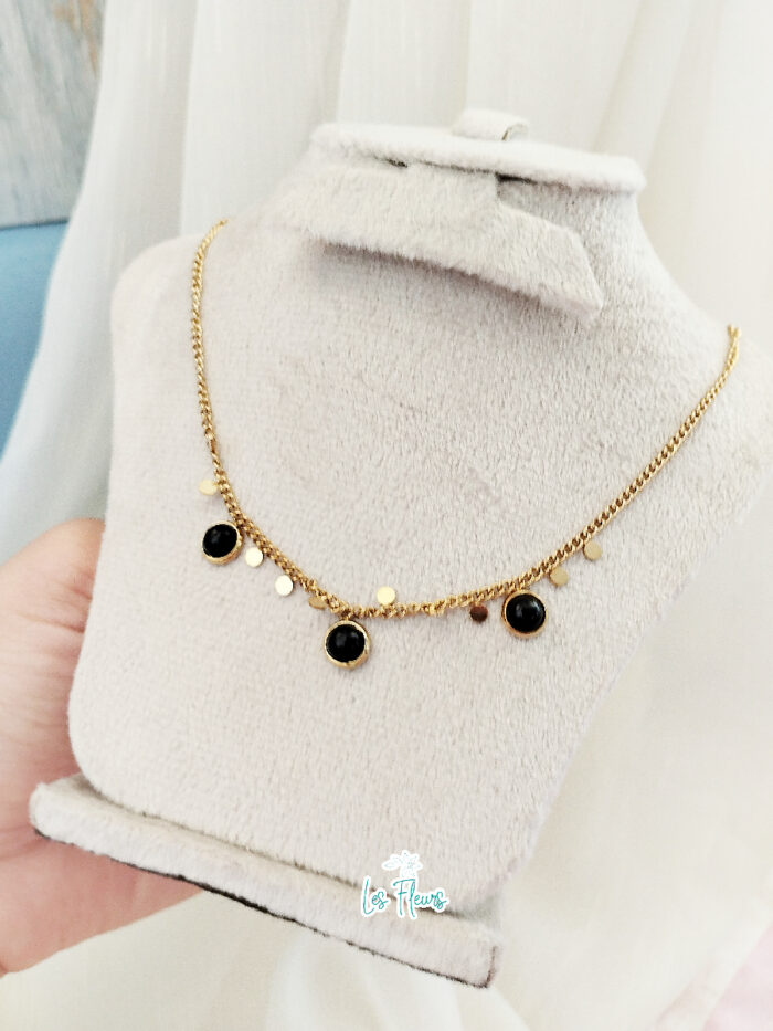 ⁦Glam in Black Necklace⁩ - الصورة ⁦1⁩
