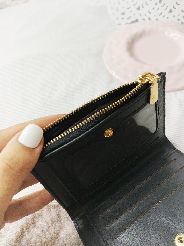 ⁦Elegant Black wallet⁩ - الصورة ⁦5⁩